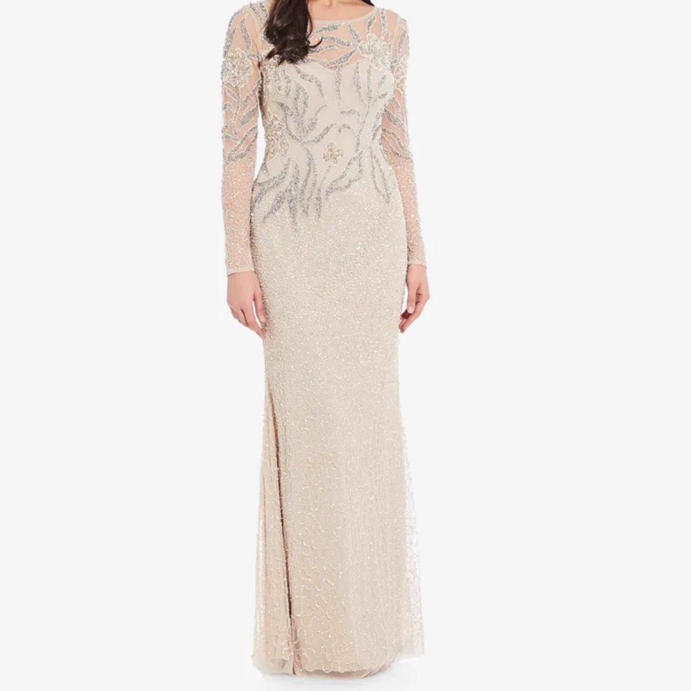 Adrianna Papell sequin dress.